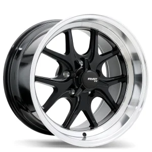 Fast Wheels – FC04V – Black – 17″x10.5″ 0mm – Summer Wheels – FC04V-1705-65BP+00E715